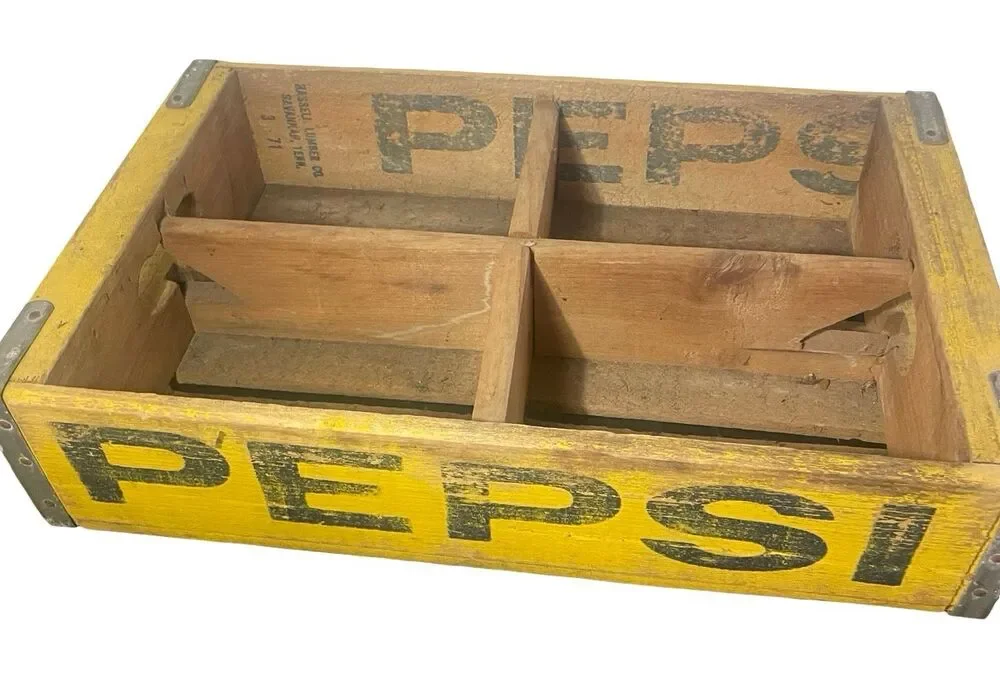 Vintage 1970’s Pepsi Cola Crate
